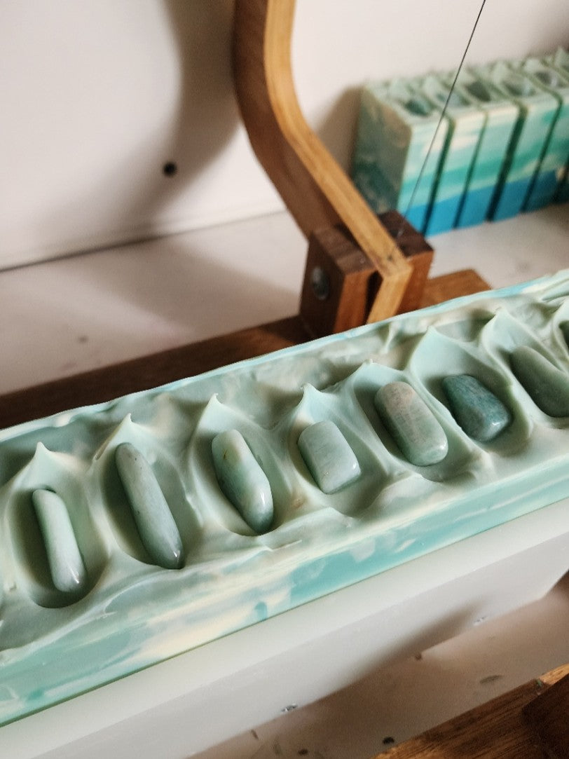Amazonite Ocean Mist Handmade Soap