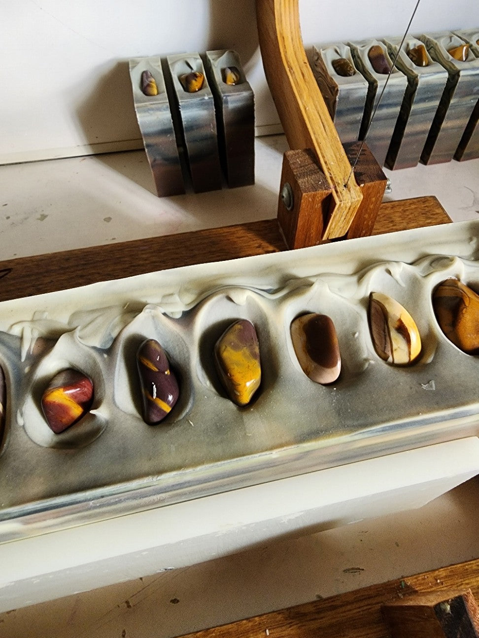 Mookaite Sandalwood & Lime Handmade Soap