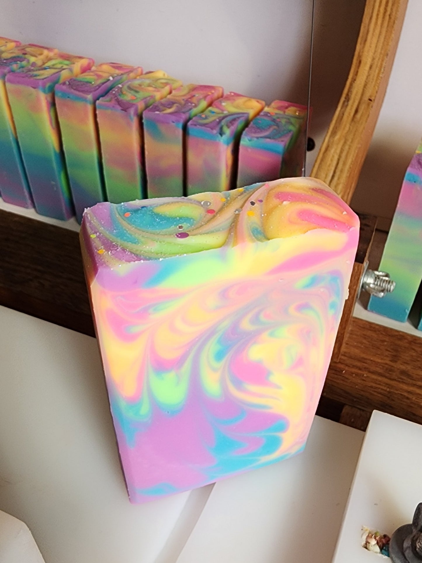 Rainbow Sherbert Handmade Soap