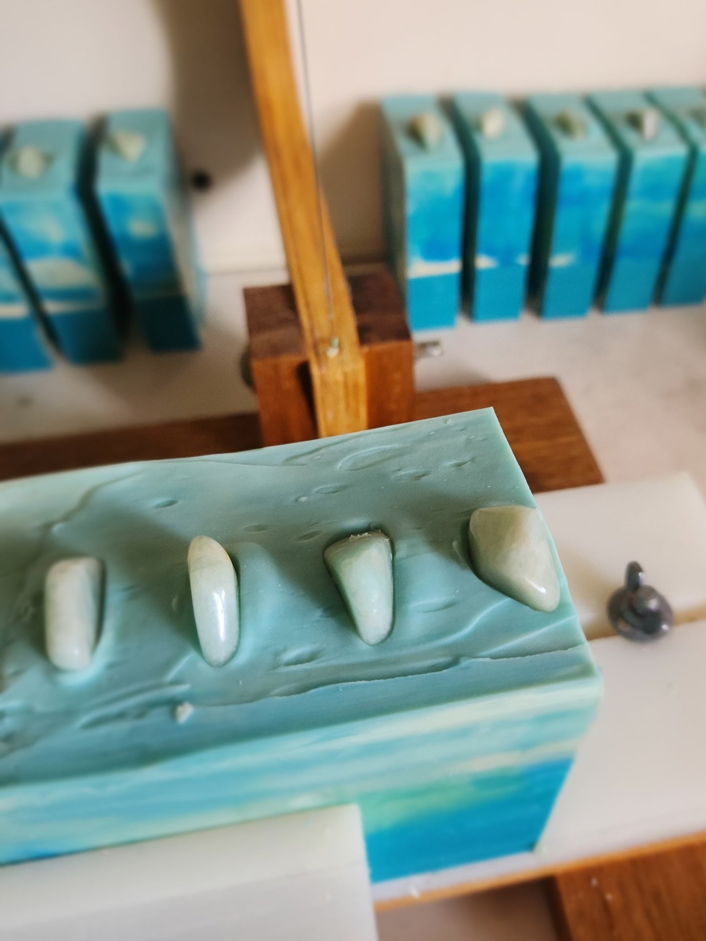 Amazonite Waves Handmade Soap