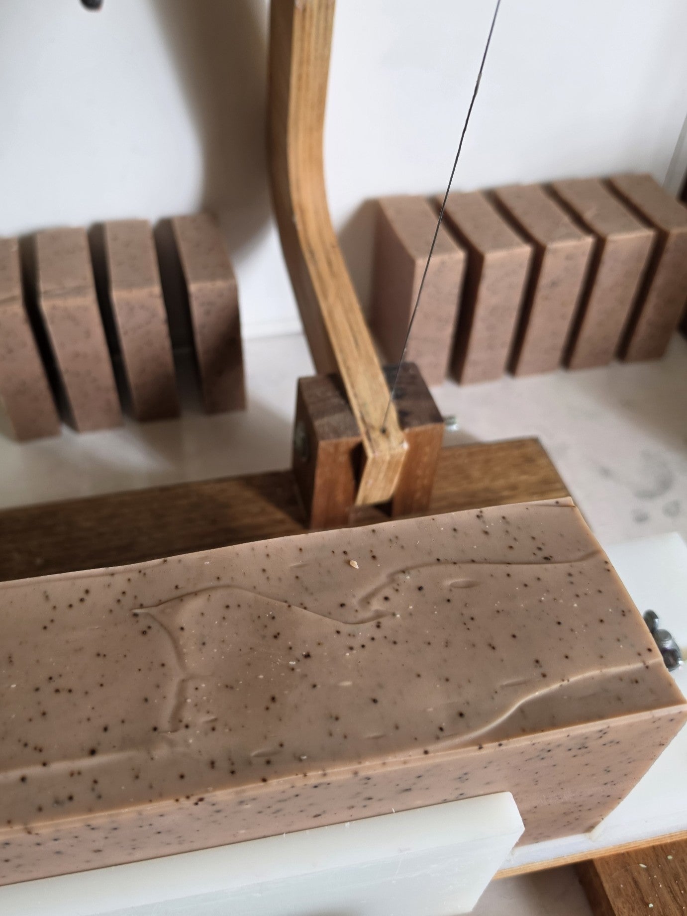 Warm Vanilla Sugar, Coffee Exfoliant Handmade Soap