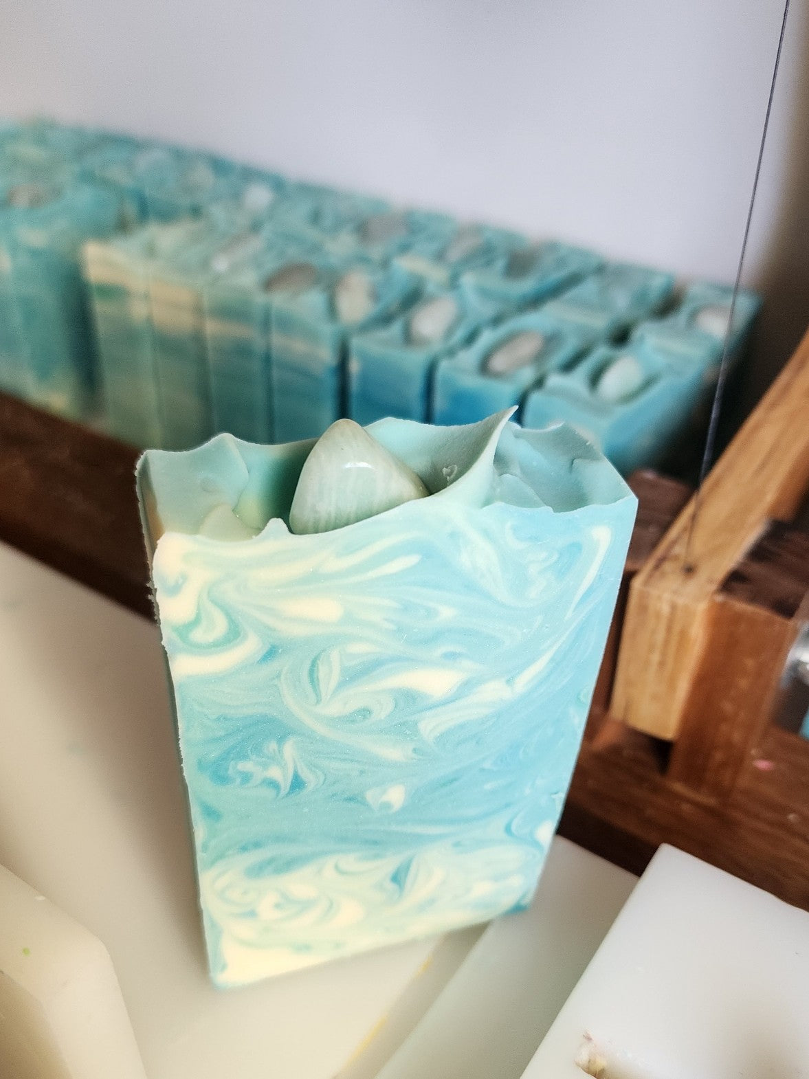 Amazonite Waves Handmade Soap