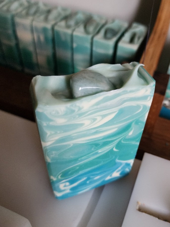Amazonite Ocean Mist Handmade Soap