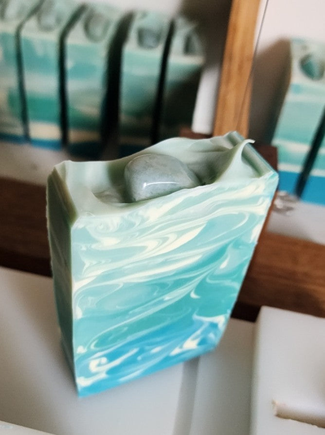 Amazonite Ocean Mist Handmade Soap