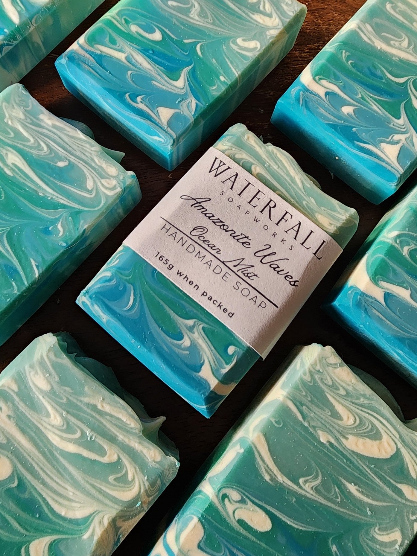 Amazonite Ocean Mist Handmade Soap