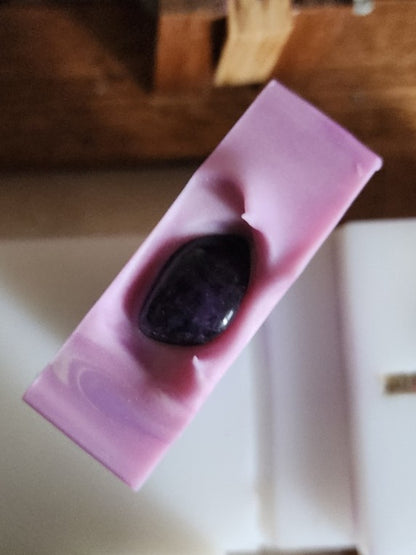 Amethyst Lavender Mint Handmade Soap