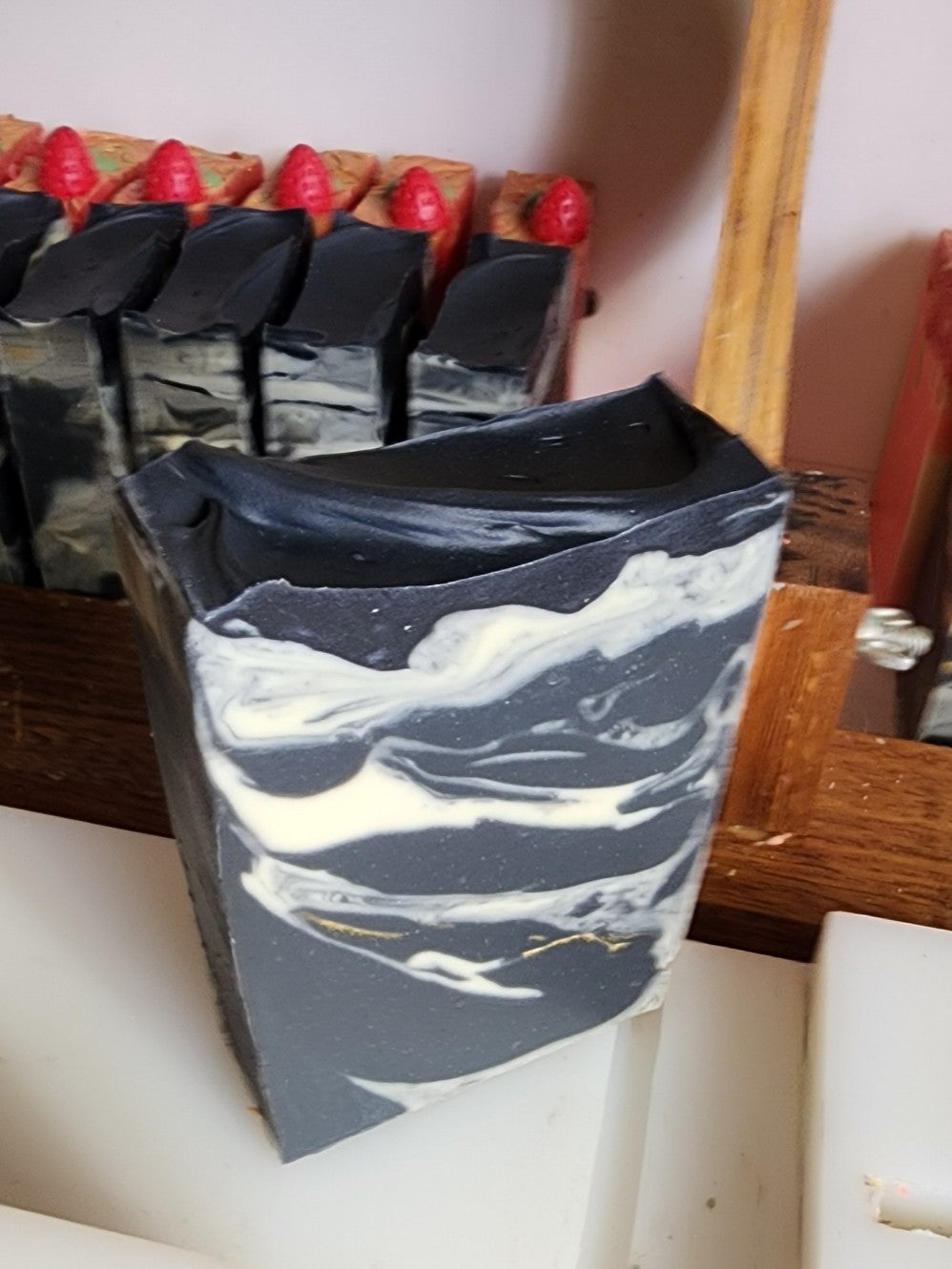 Black Marble Handmade Soap