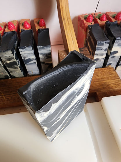 Black Marble Handmade Soap