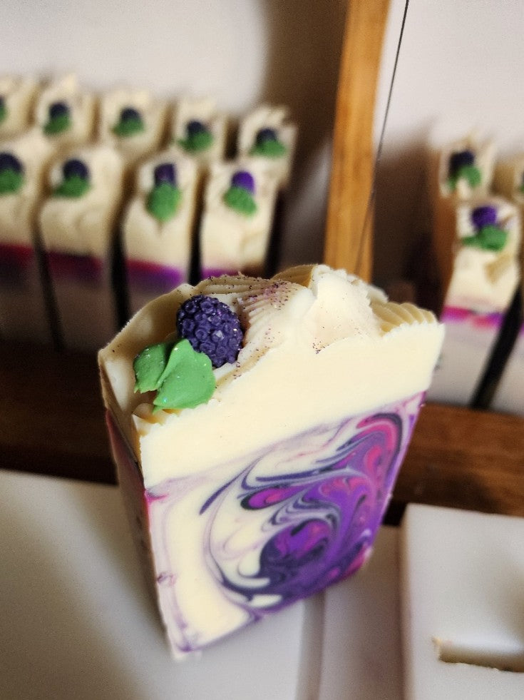 Black Raspberry Vanilla Handmade Soap