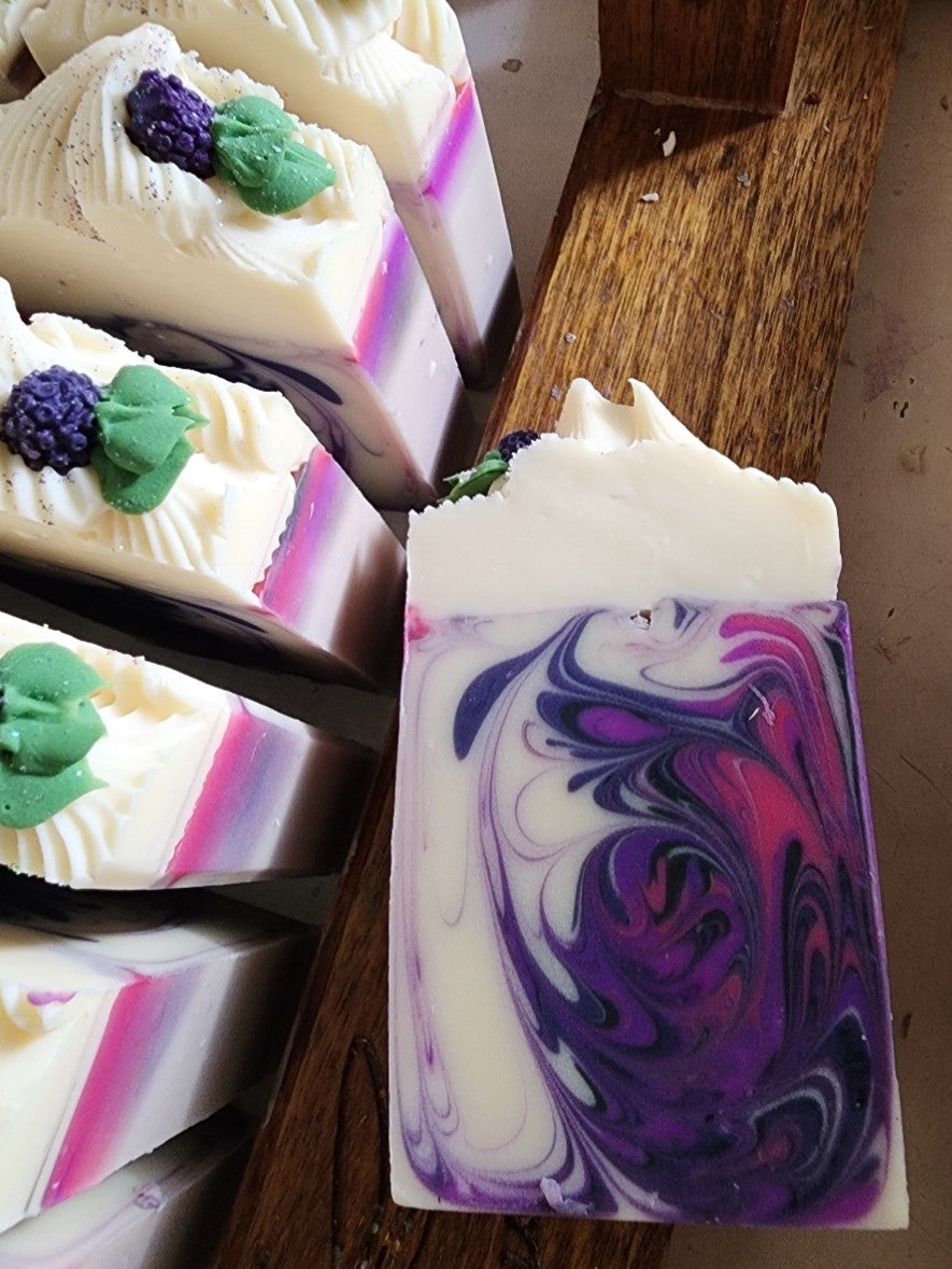 Black Raspberry Vanilla Handmade Soap