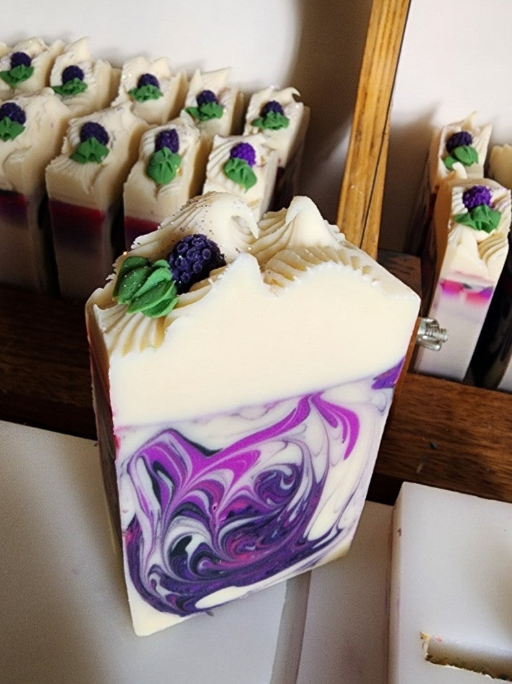 Black Raspberry Vanilla Handmade Soap