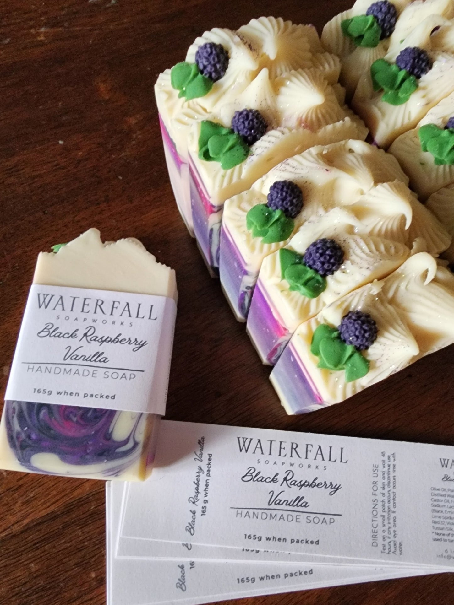 Black Raspberry Vanilla Handmade Soap