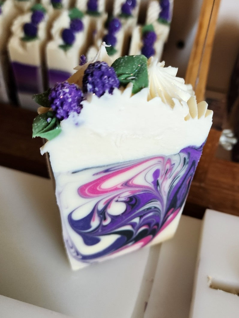 Black Raspberry Vanilla Handmade Soap