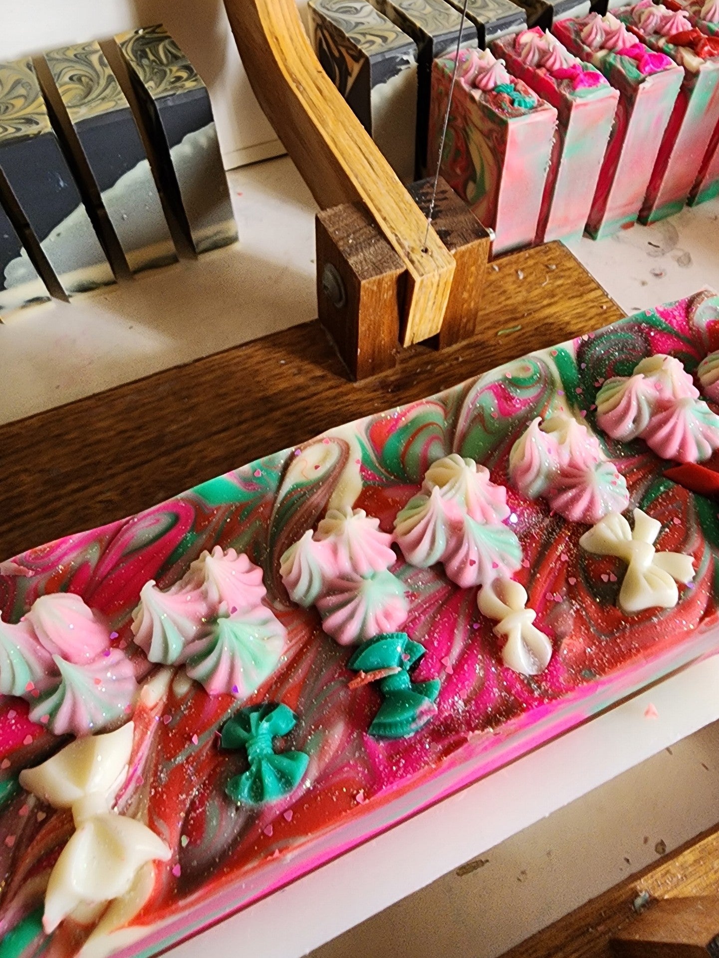 Candy Cane Lane Handmade Soap