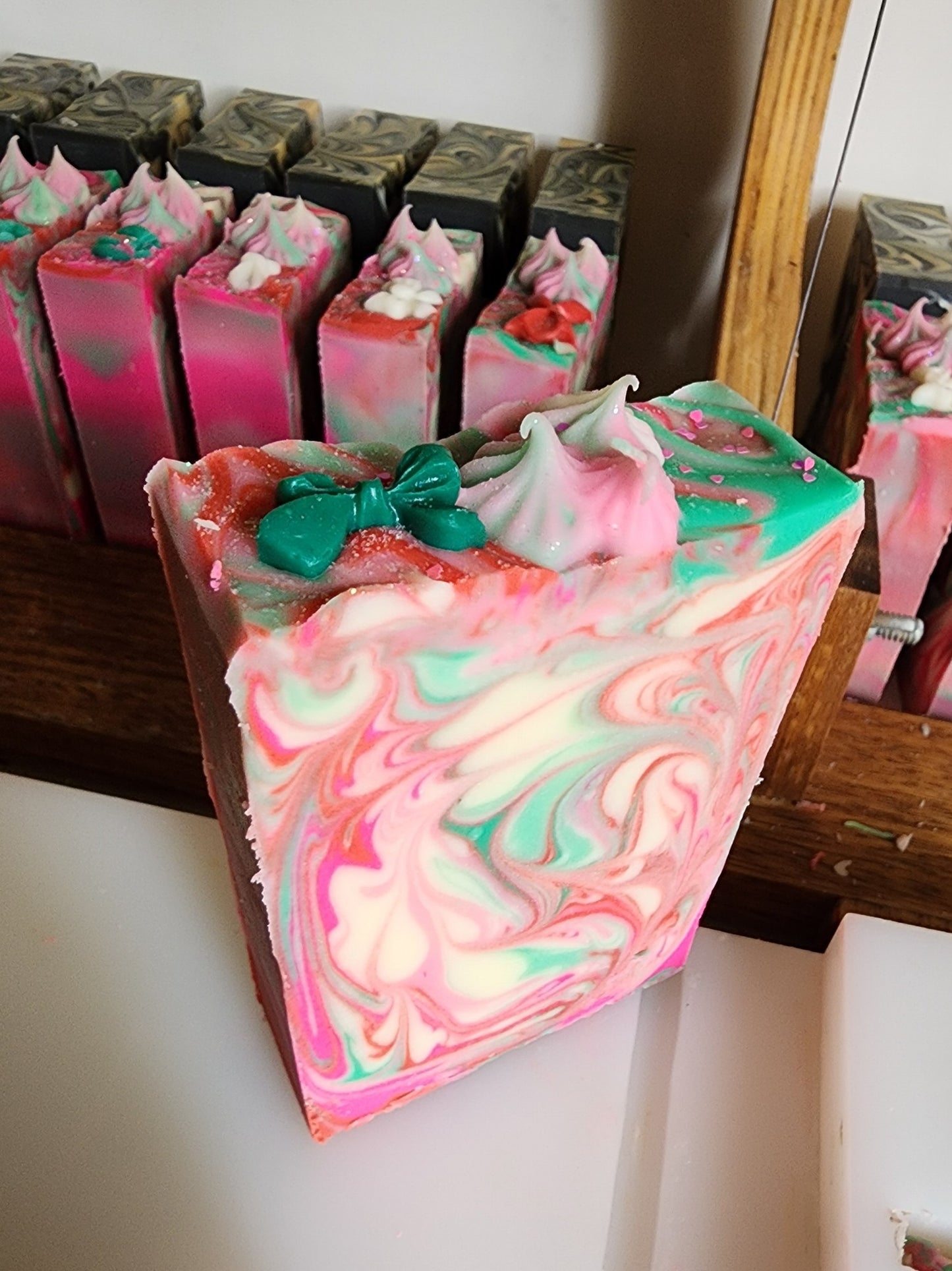 Candy Cane Lane Handmade Soap