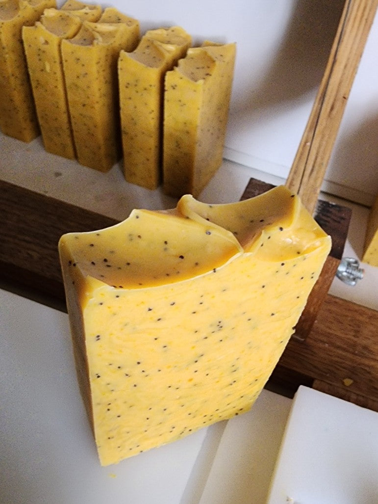 Orange Patchouli & Poppyseed Exfoliating Soap