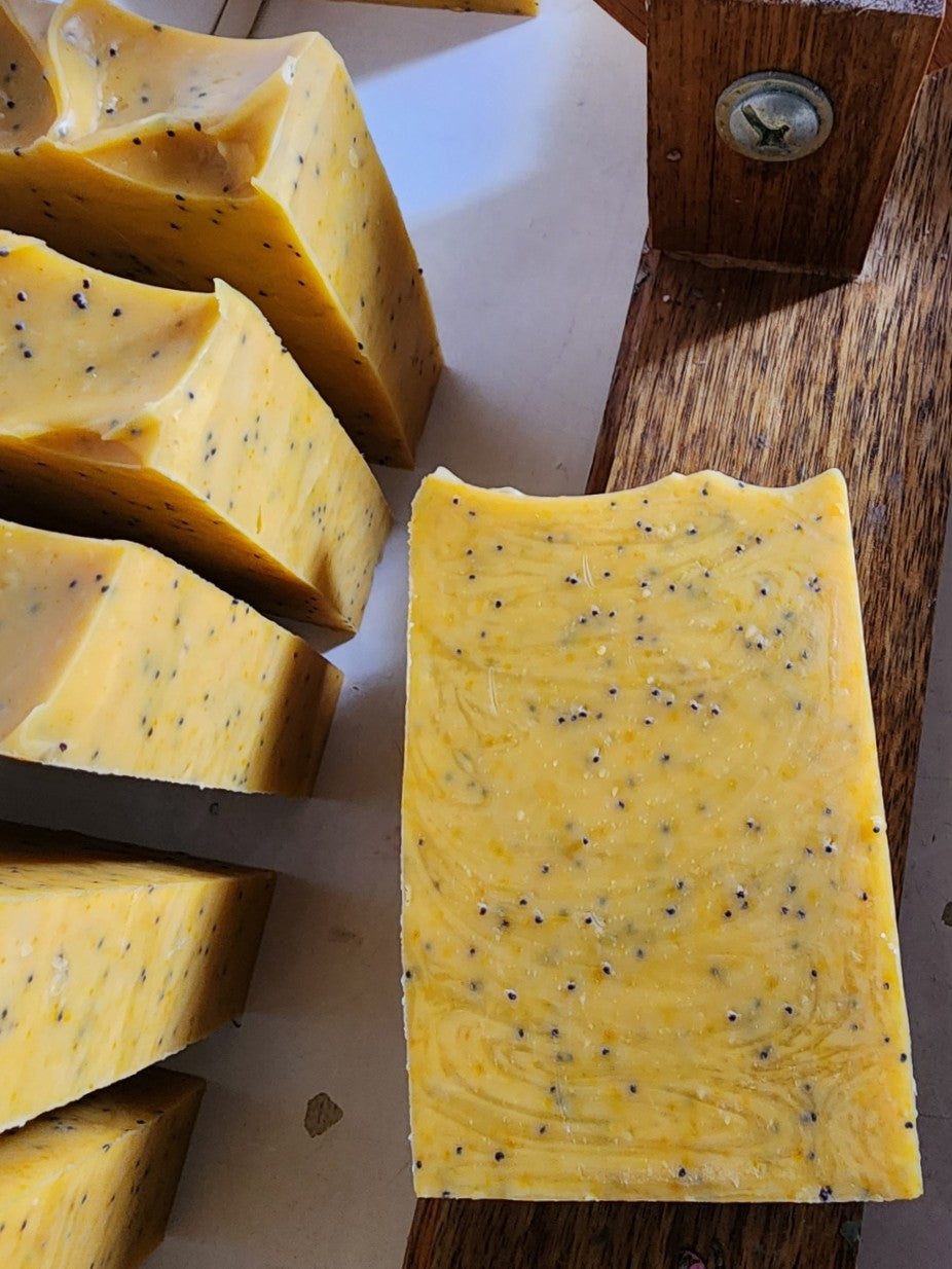 Orange Patchouli & Poppyseed Exfoliating Soap