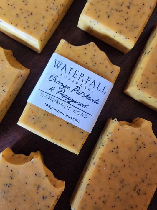 Orange Patchouli & Poppyseed Exfoliating Soap
