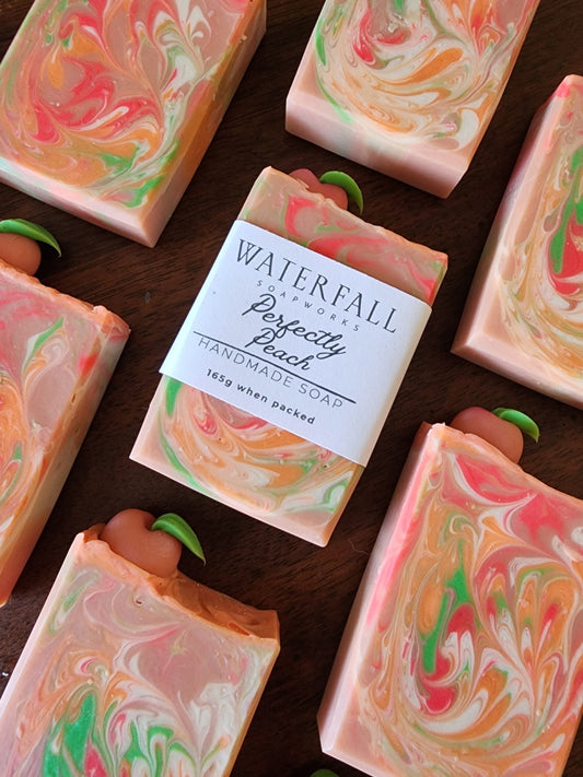 Perfectly Peach Handmade Soap