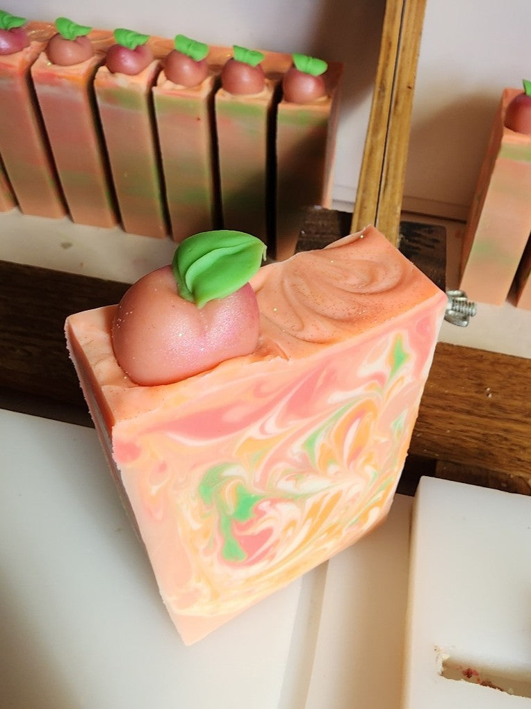 Perfectly Peach Handmade Soap