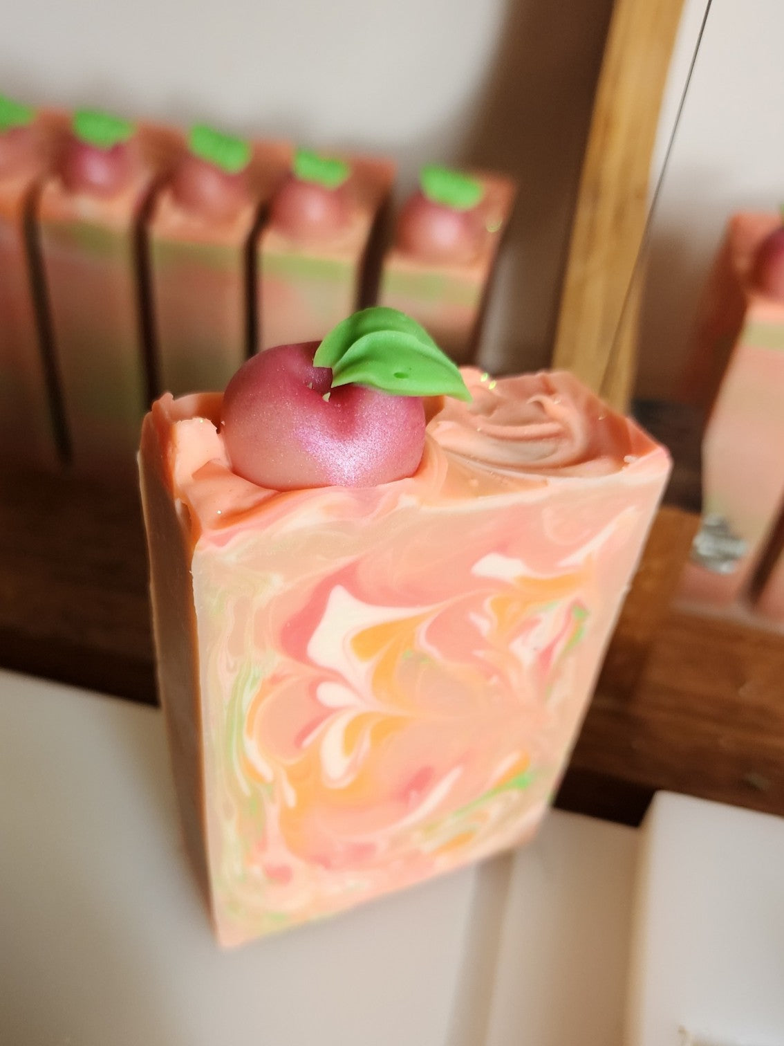 Perfectly Peach Handmade Soap