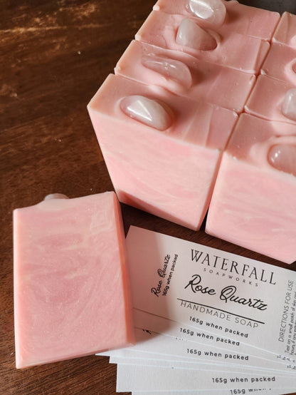 Rose Quartz Handmade Soap