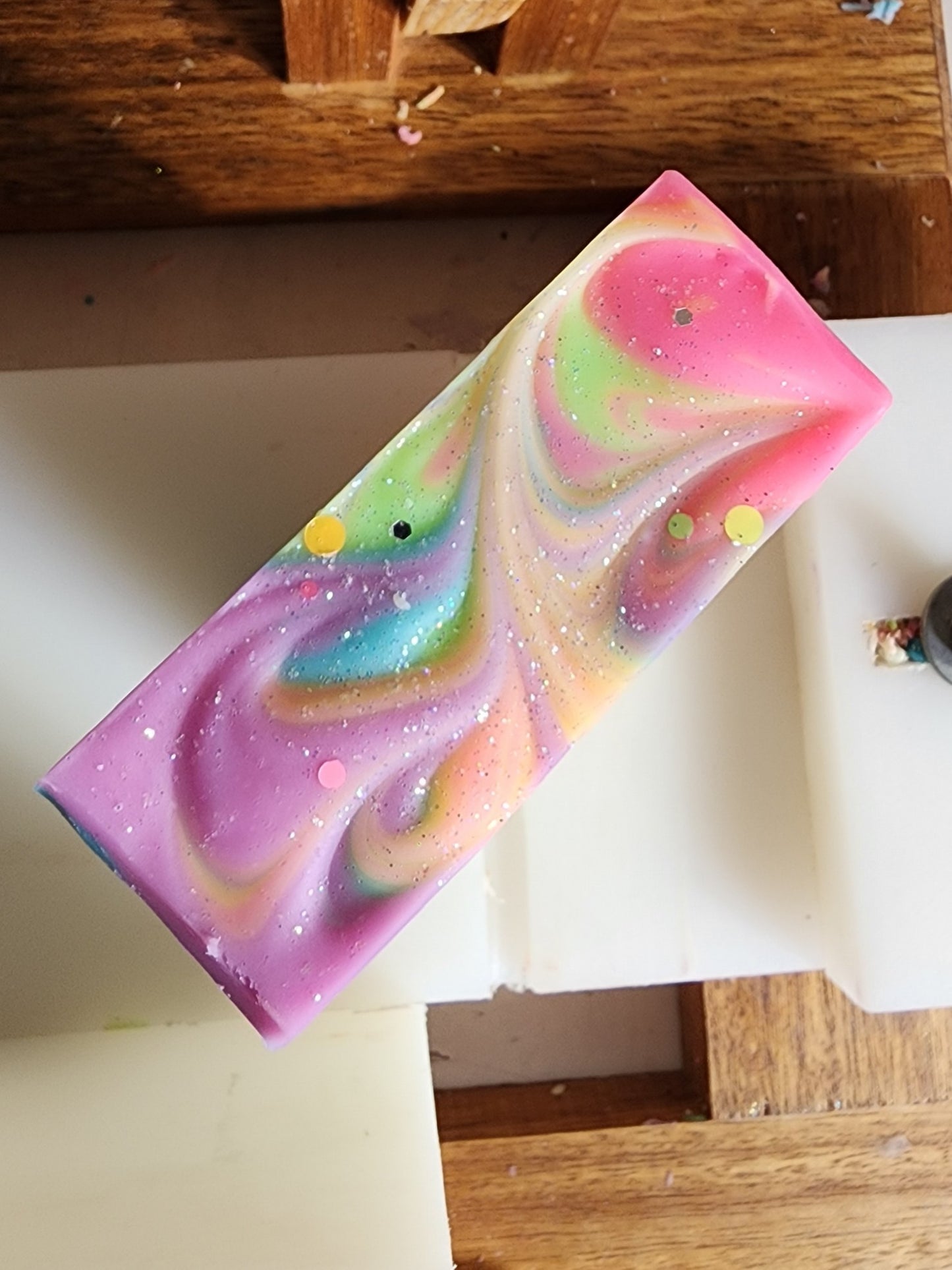 Rainbow Sherbert Handmade Soap