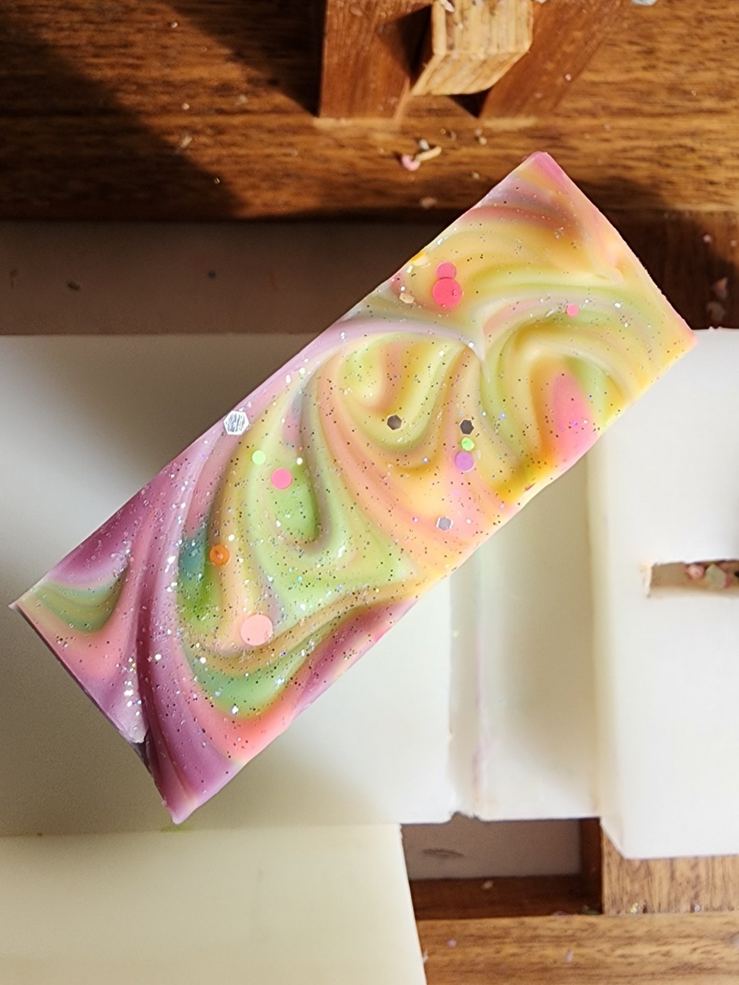 Rainbow Sherbert Handmade Soap