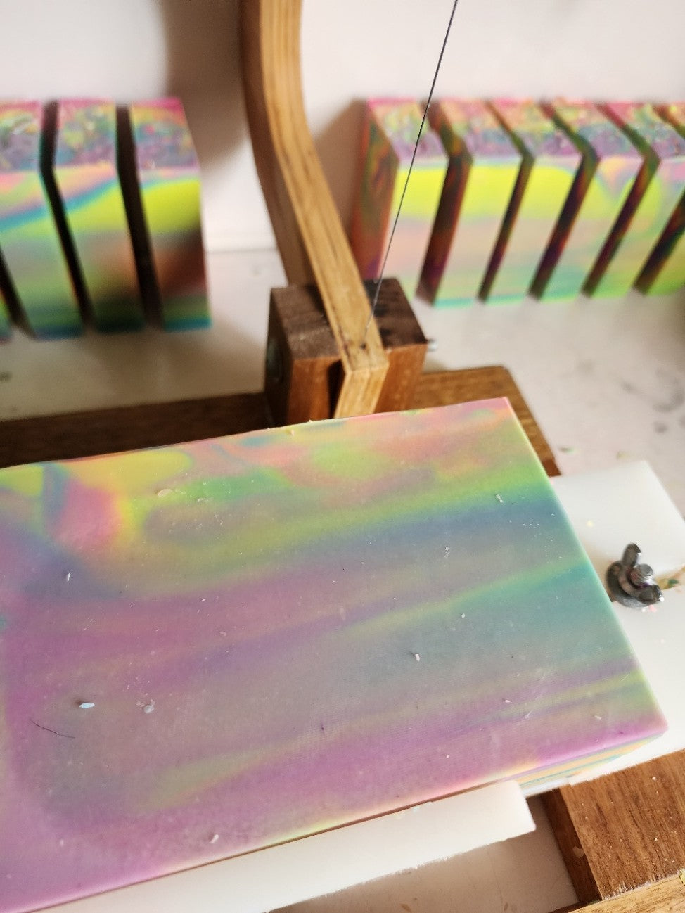 Rainbow Sherbert Handmade Soap