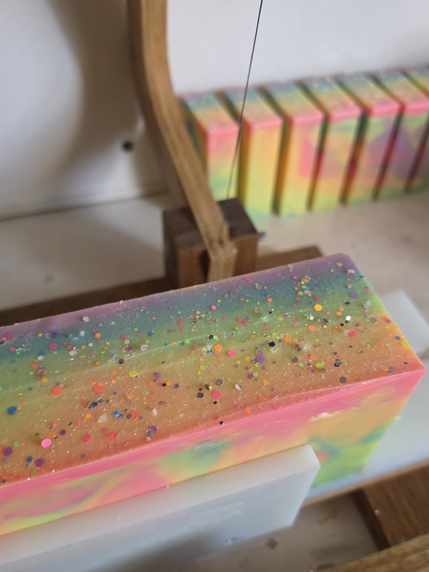 Rainbow Sherbert Handmade Soap
