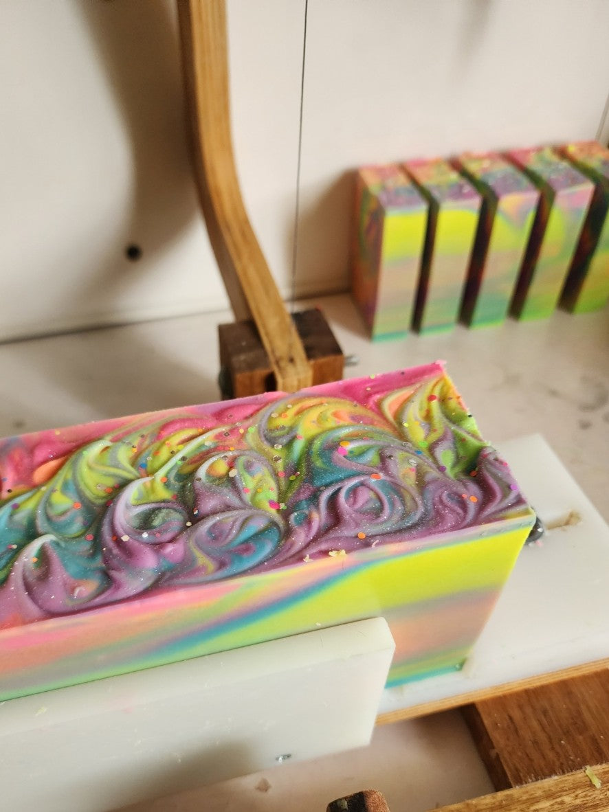 Rainbow Sherbert Handmade Soap