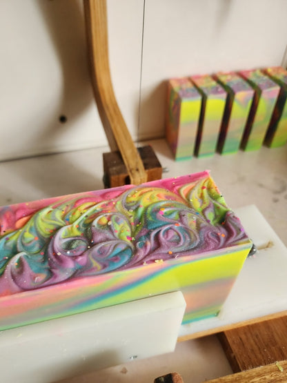 Rainbow Sherbert Handmade Soap