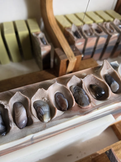 Agate Sandalwood & Lime Handmade Soap