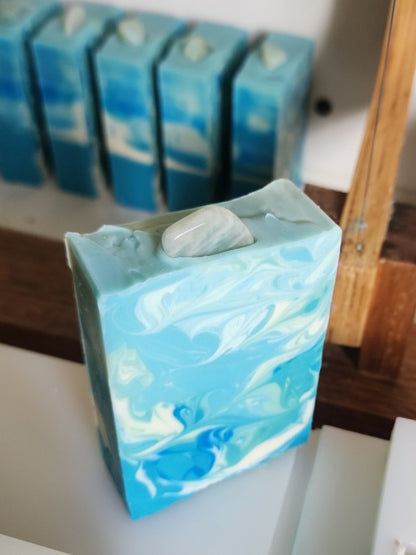 Amazonite Waves Handmade Soap