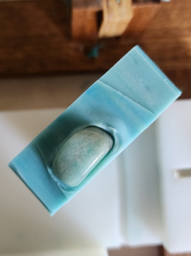 Amazonite Waves Handmade Soap