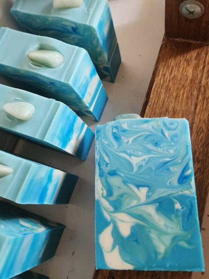 Amazonite Waves Handmade Soap