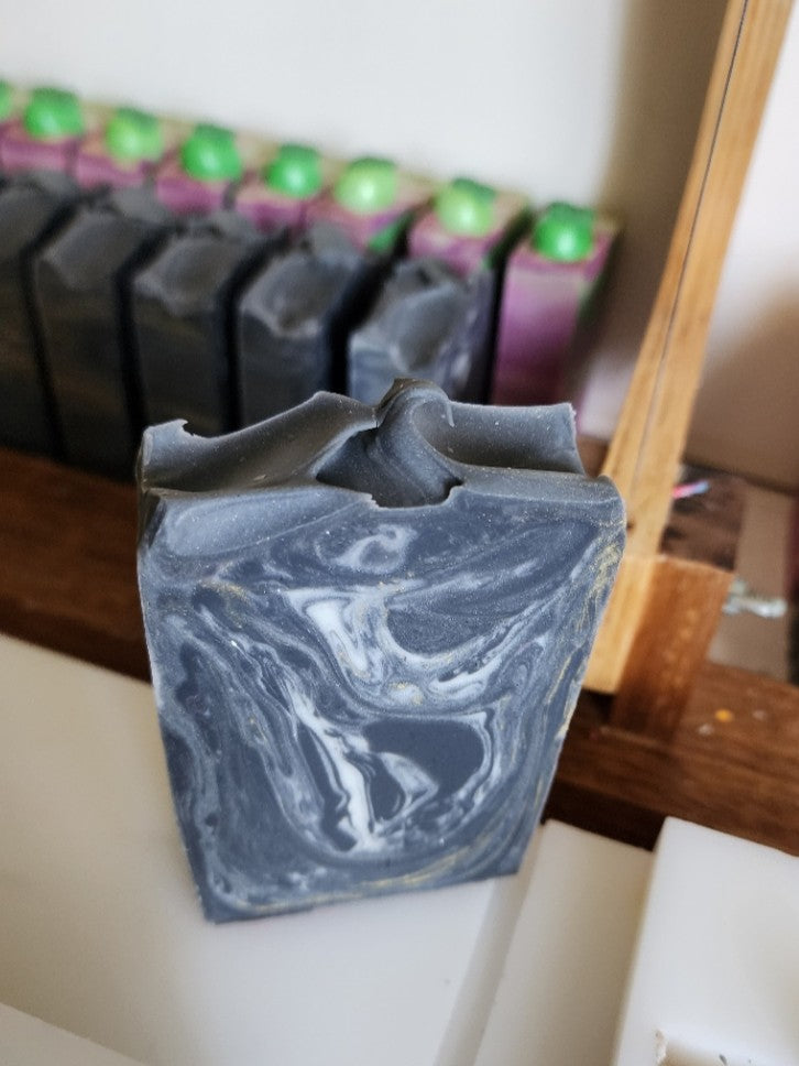 Black Marble Handmade Soap