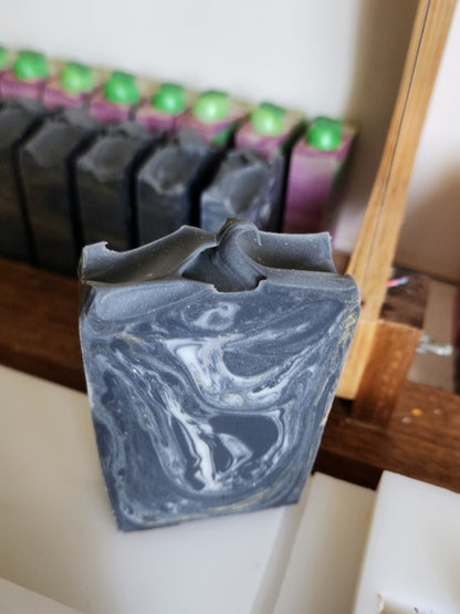 Black Marble Handmade Soap