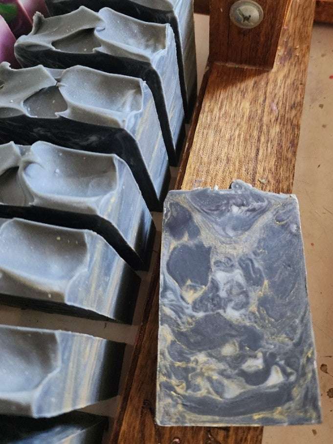 Black Marble Handmade Soap