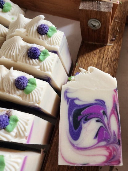 Black Raspberry Vanilla Handmade Soap
