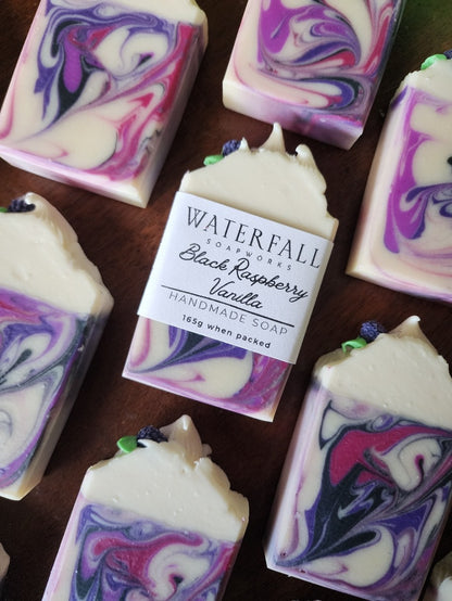 Black Raspberry Vanilla Handmade Soap