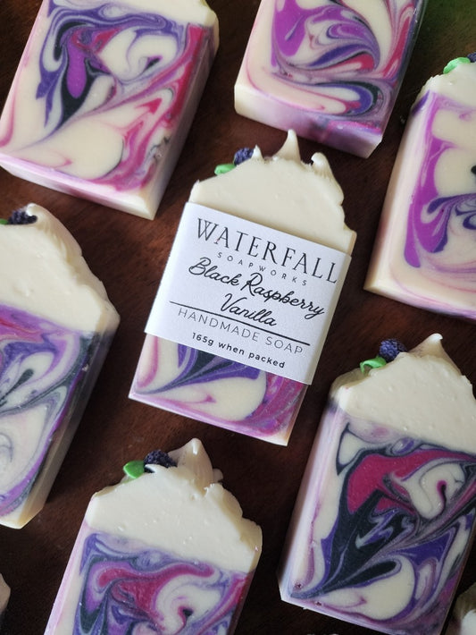 Black Raspberry Vanilla Handmade Soap