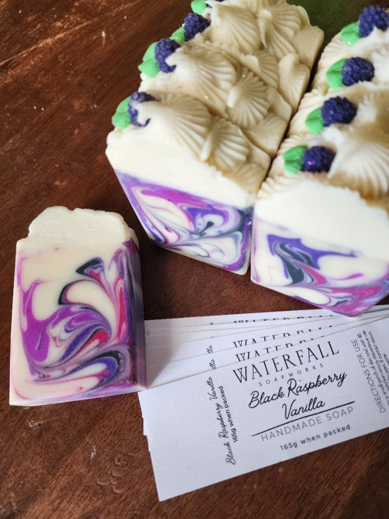 Black Raspberry Vanilla Handmade Soap