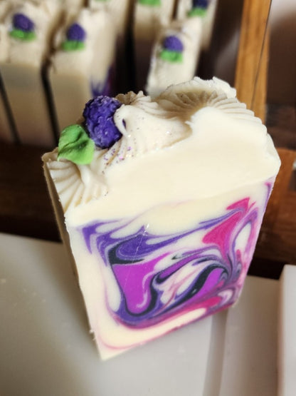 Black Raspberry Vanilla Handmade Soap