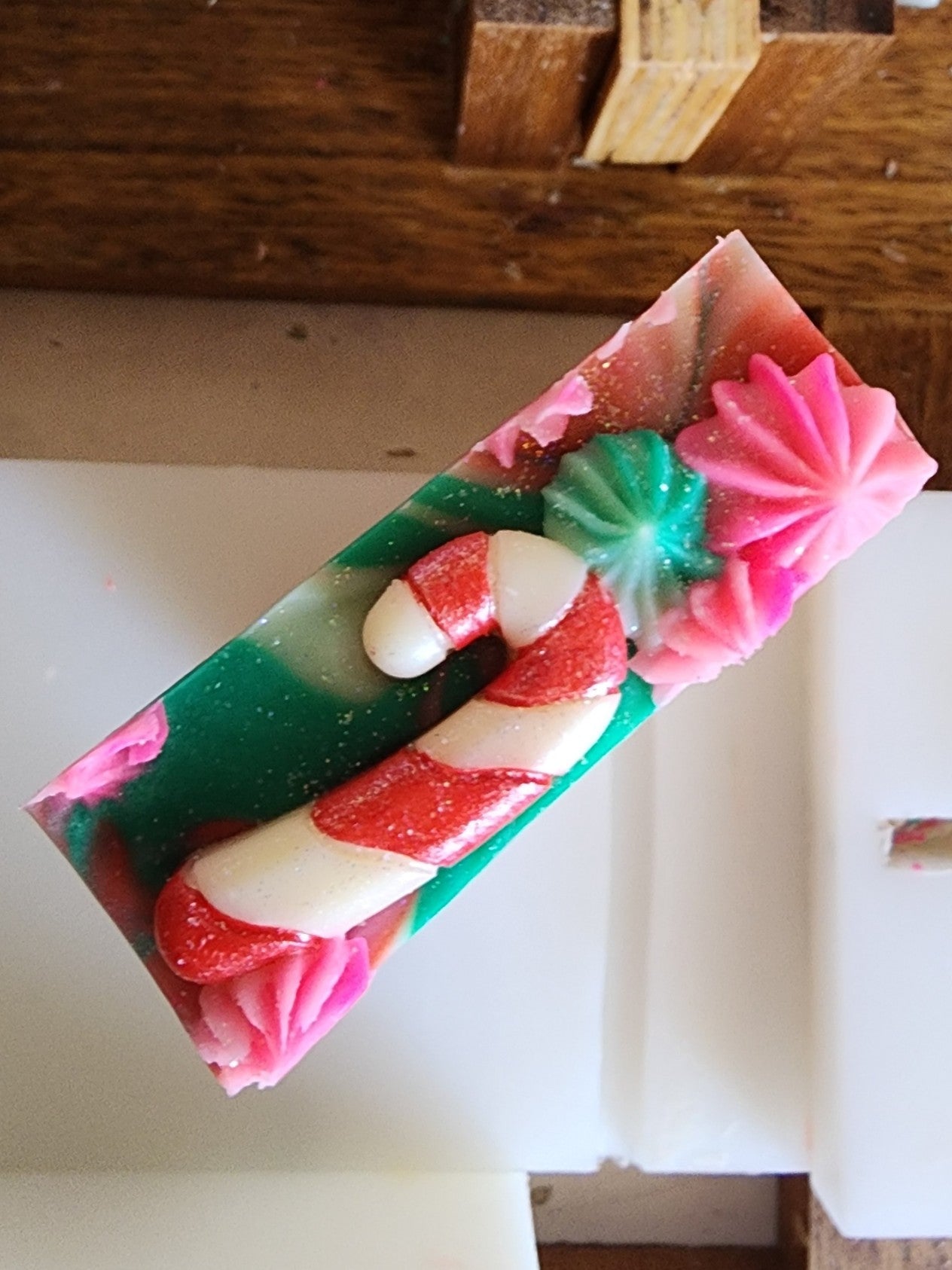 Candy Cane Lane Handmade Soap