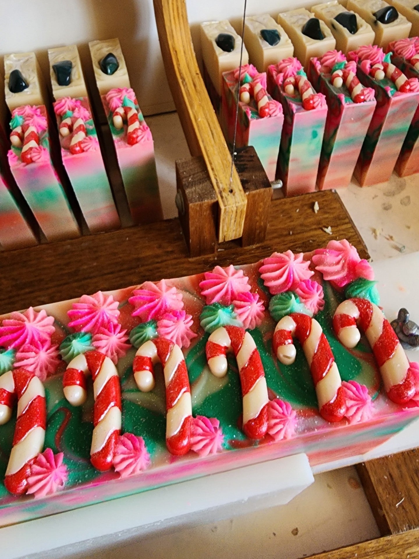 Candy Cane Lane Handmade Soap