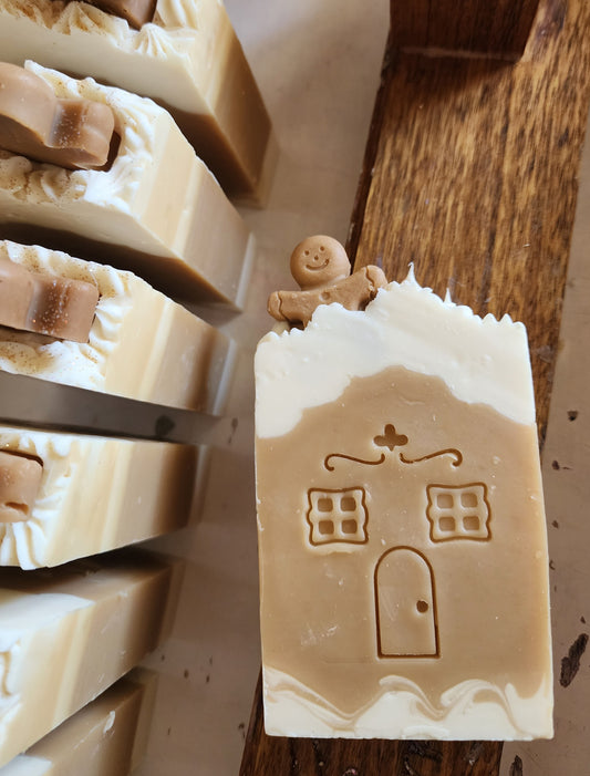 Gingerbread House Handmade Soap