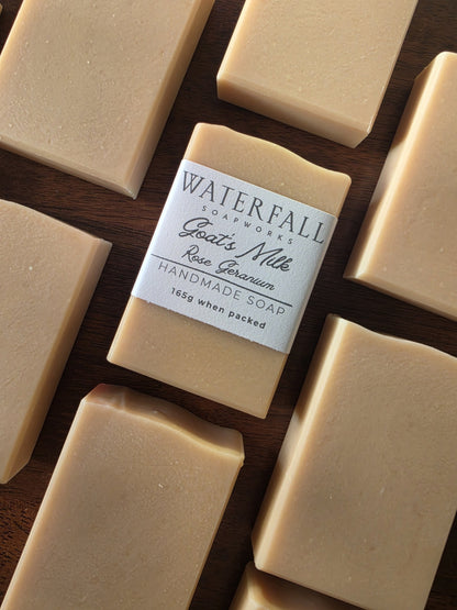 Goat's Milk Rose Geranium Handmade Soap