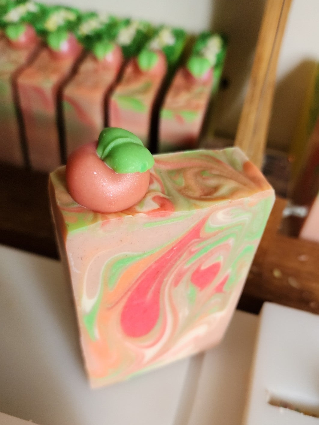 Perfectly Peach Handmade Soap