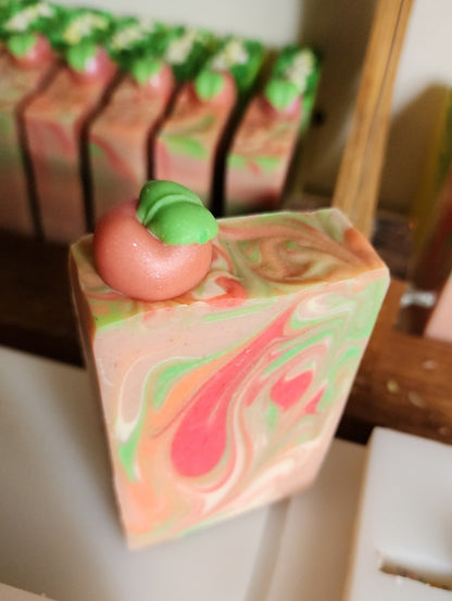 Perfectly Peach Handmade Soap